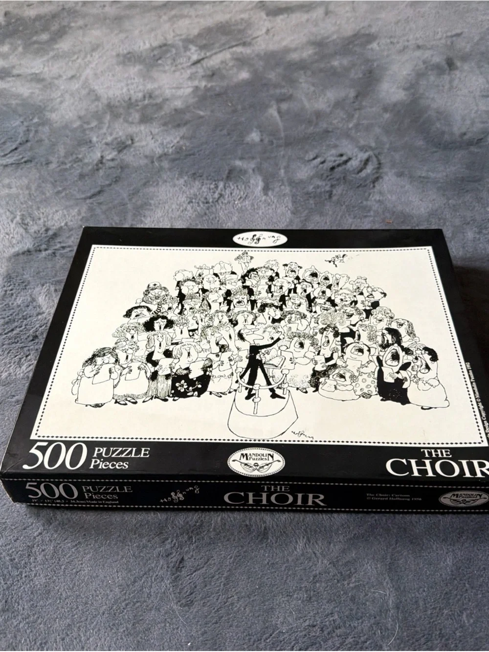 Vintage 1992 “The Choir” 500-Piece Jigsaw Puzzle published by Mandolin Puzzles.